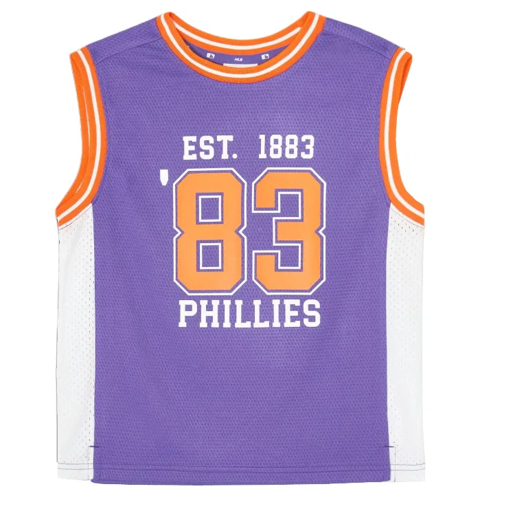 Майка MLB KIDS Purple для детей 3-7 лет