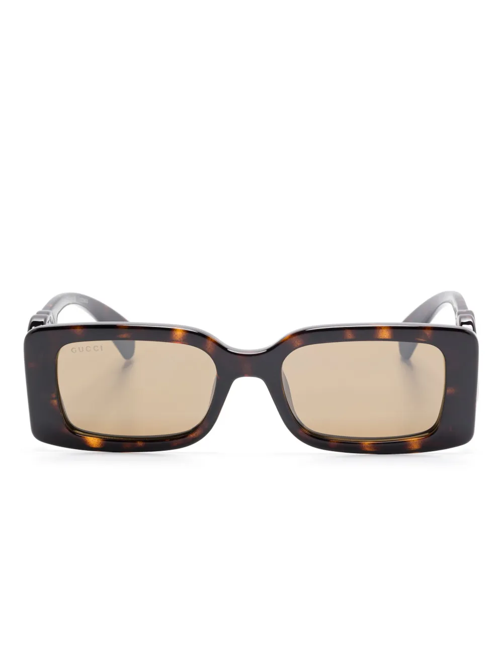 

Солнцезащитные очки с логотипом Interlocking G Gucci Eyewear, коричневый