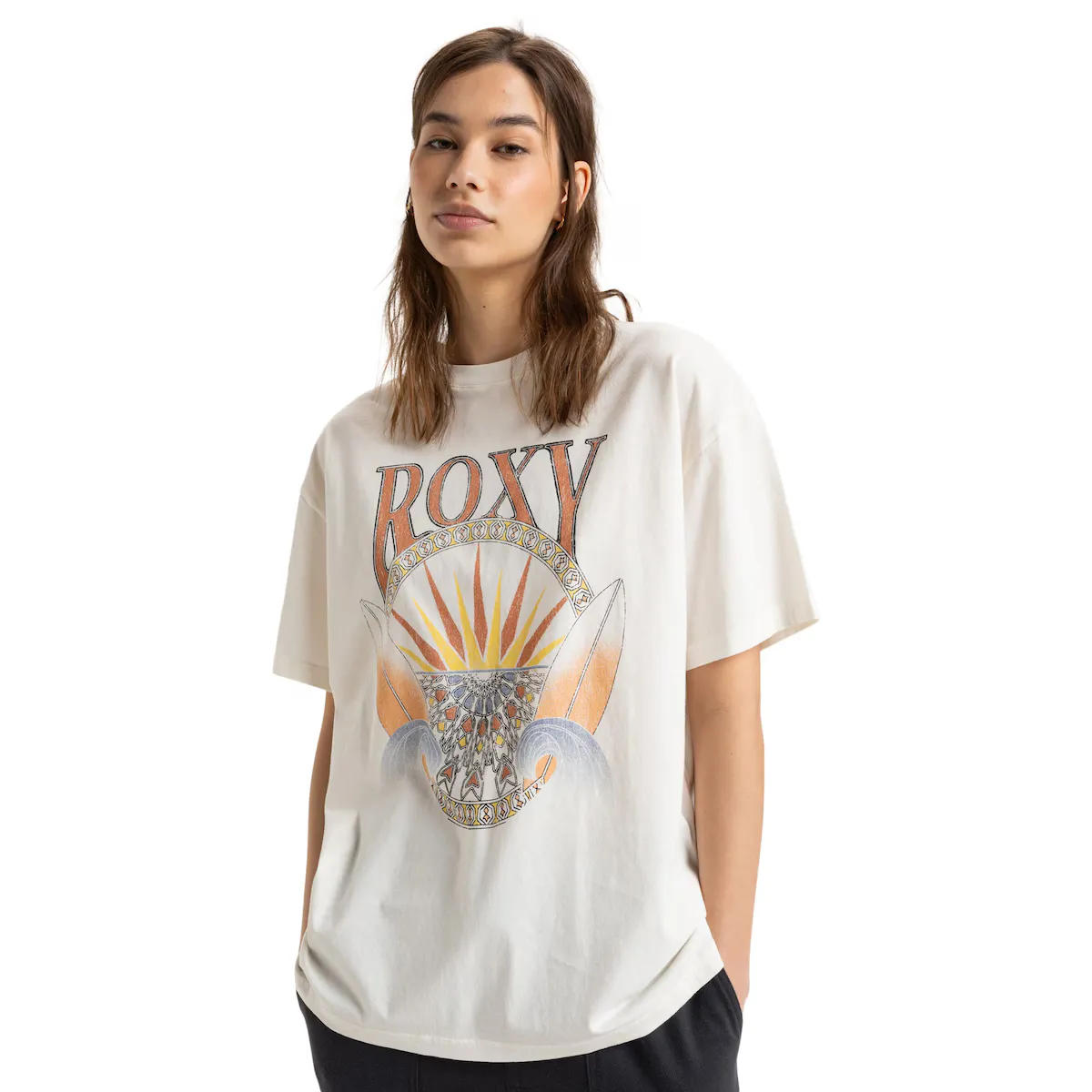 

Dreamers Roxy женская футболка, цвет Crudo