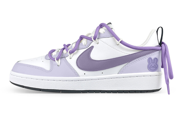 

Кроссовки Nike Court Borough Series Skateboard Shoes Women's Low-Top Purple