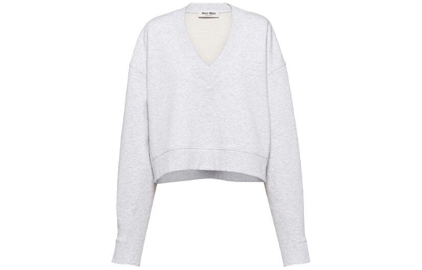 

Толстовка женская серая Miu Miu