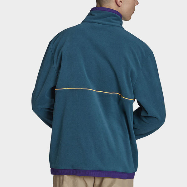 Толстовка adidas Polar Retro Outdoor polar fleece Pullover Multicolor, мультиколор — фото 4