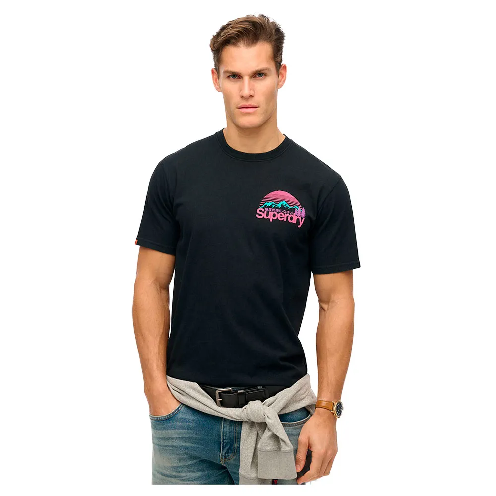 

Футболка с коротким рукавом Superdry Great Outdoors, черный