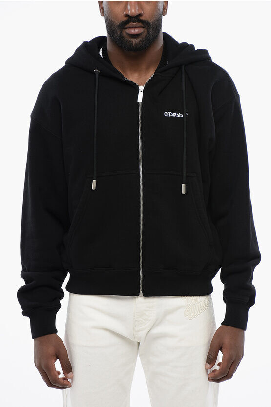 

Толстовка Off-White Tattoo Arrow Zip Skate, черный