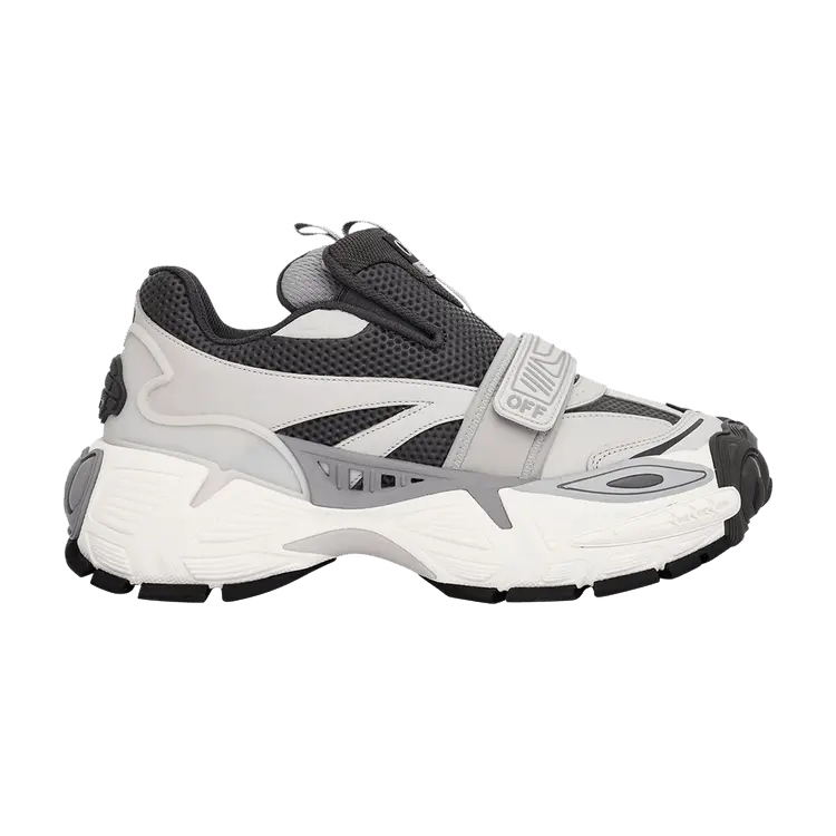 

Шлепанцы Off-White Glove Slip On Grey Black, серый