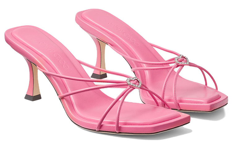 Индийские слайдеры женские розовые Jimmy Choo — фото 3