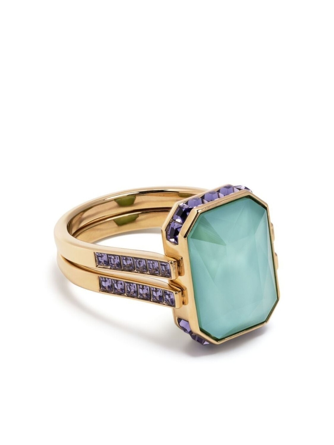

Кольцо Orbita Swarovski, зеленый