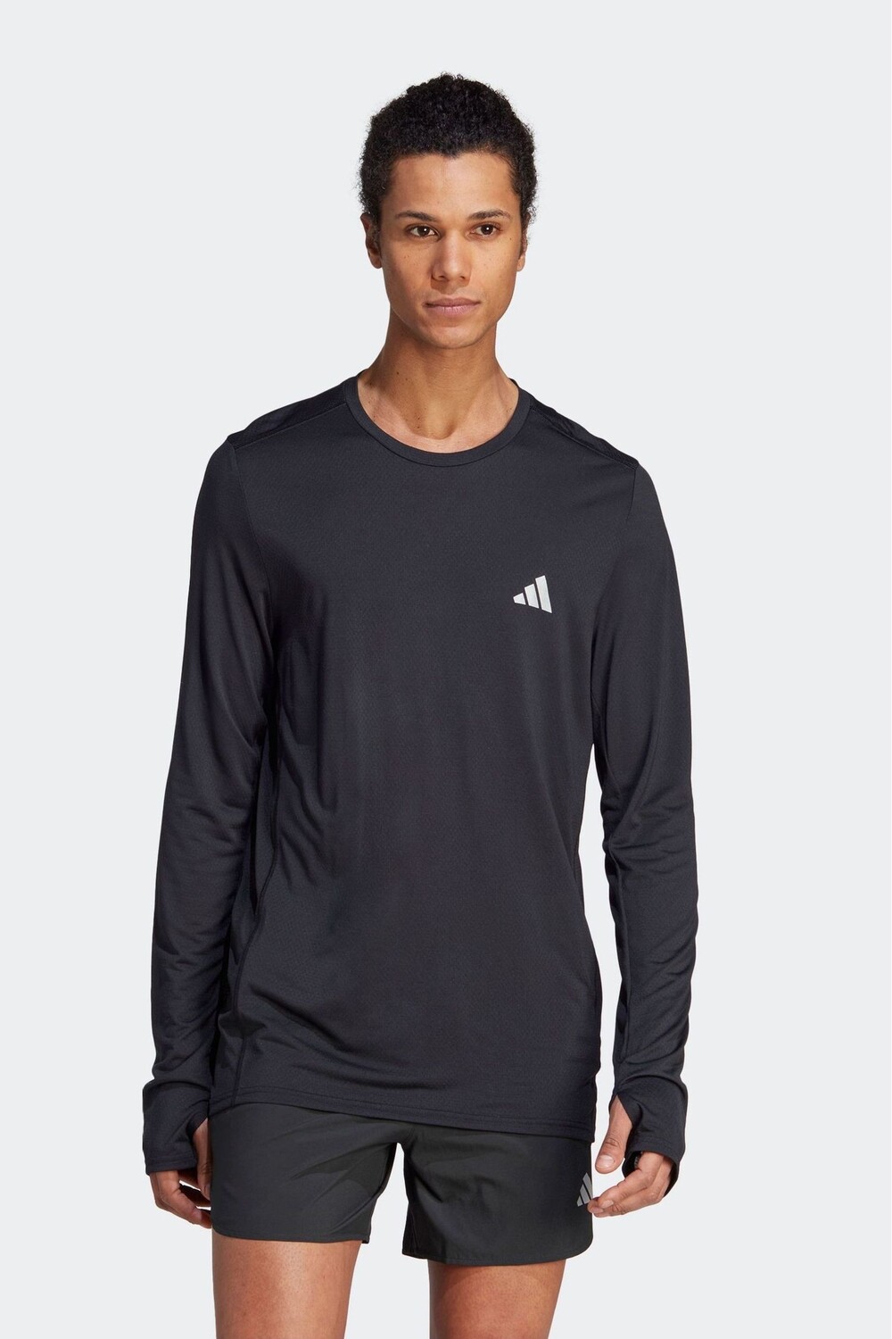 

Толстовка Performance Run It с длинными рукавами adidas, черный