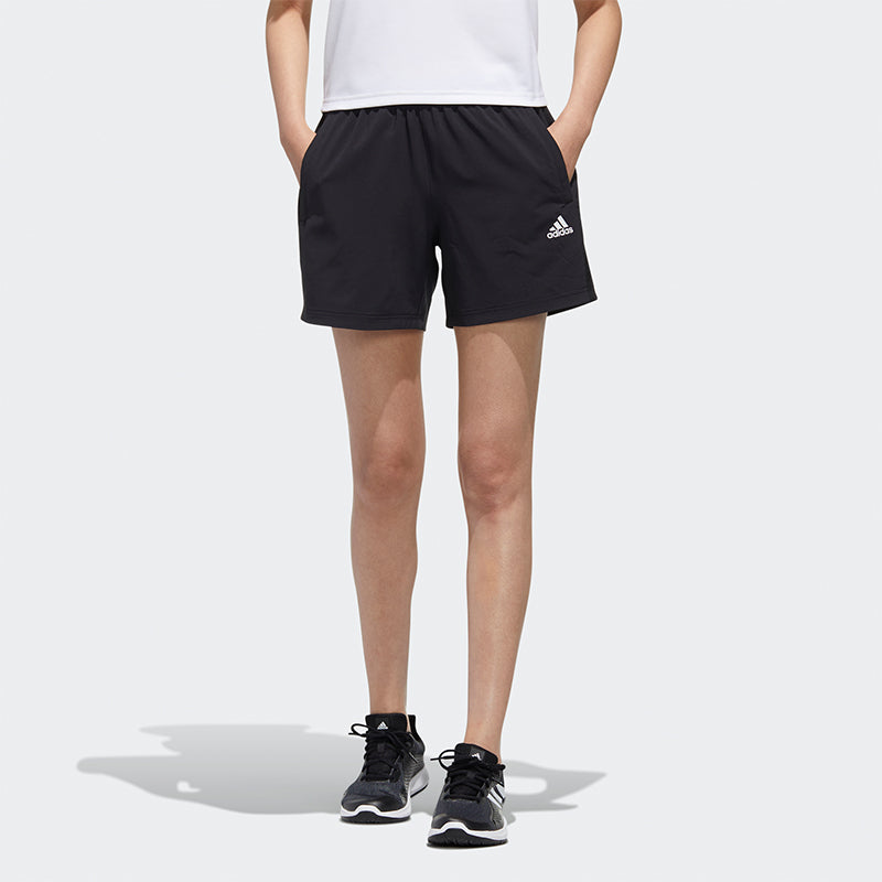 Шорты (WMNS) adidas Mh 1/4 Shorts Sports Running Training Woven Black FT2879 — фото 3