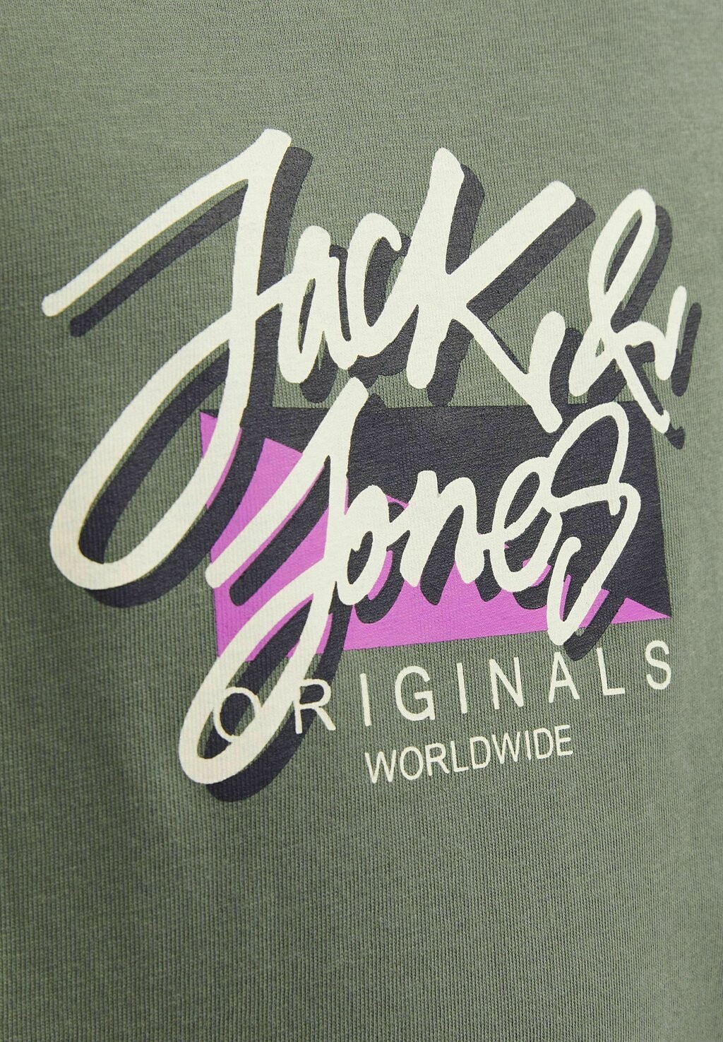 

Футболка с принтом Jack & Jones, цвет Laurel Wreath