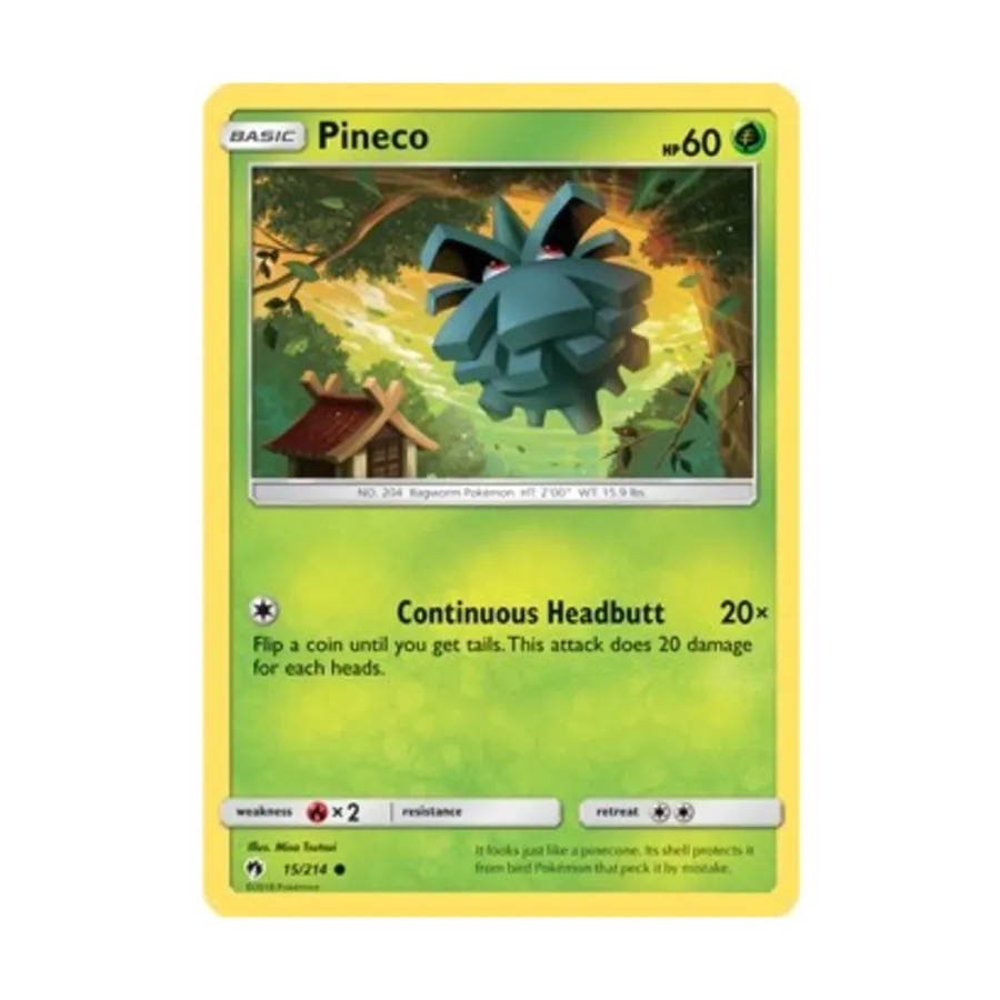 

CCG Пинеко (К) #15, Pokemon - SM - Lost Thunder - Singles