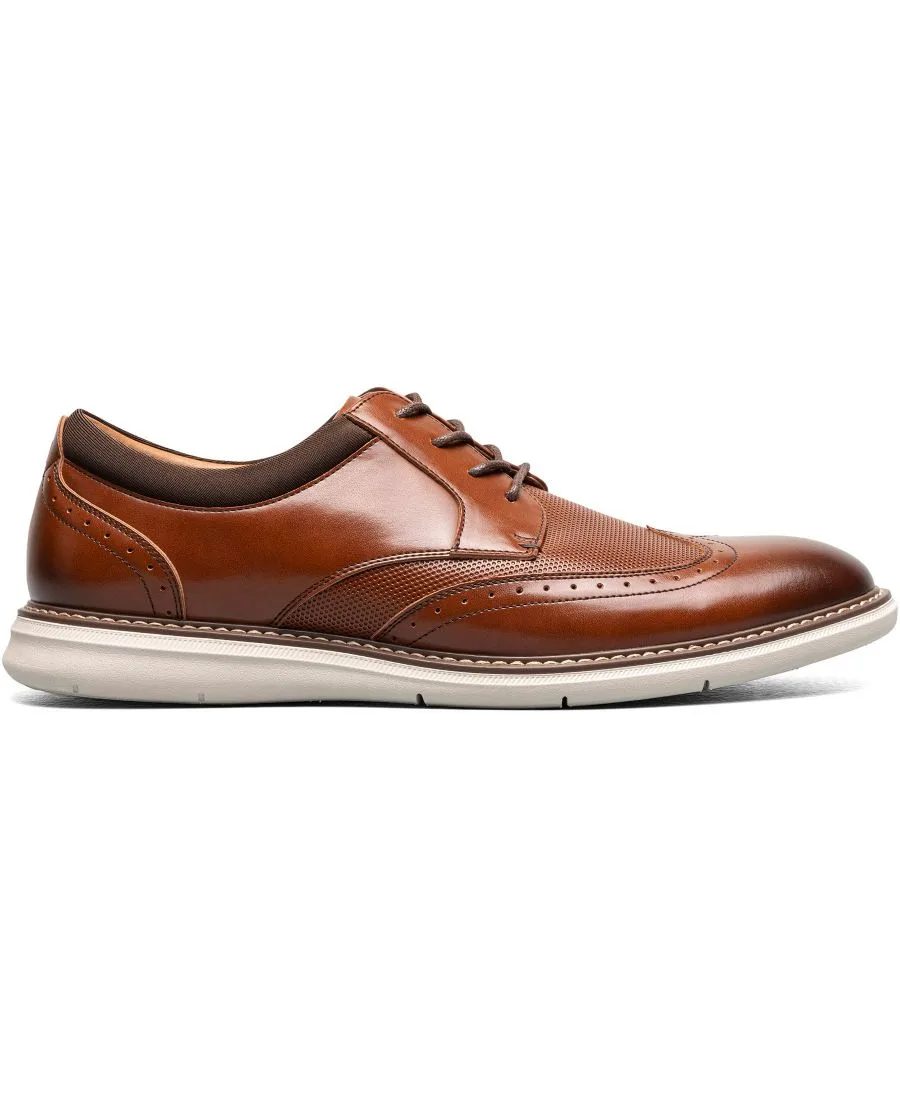 Мужские оксфорды Chase Wingtip Nunn Bush, cognac мультиколор — фото 4