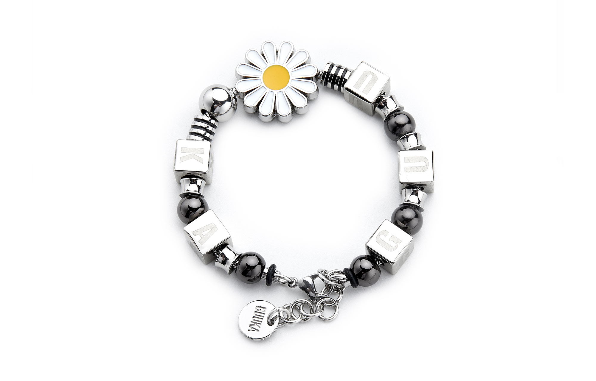 

Guuka Нержавеющая сталь, унисекс браслет из сплава серебристый