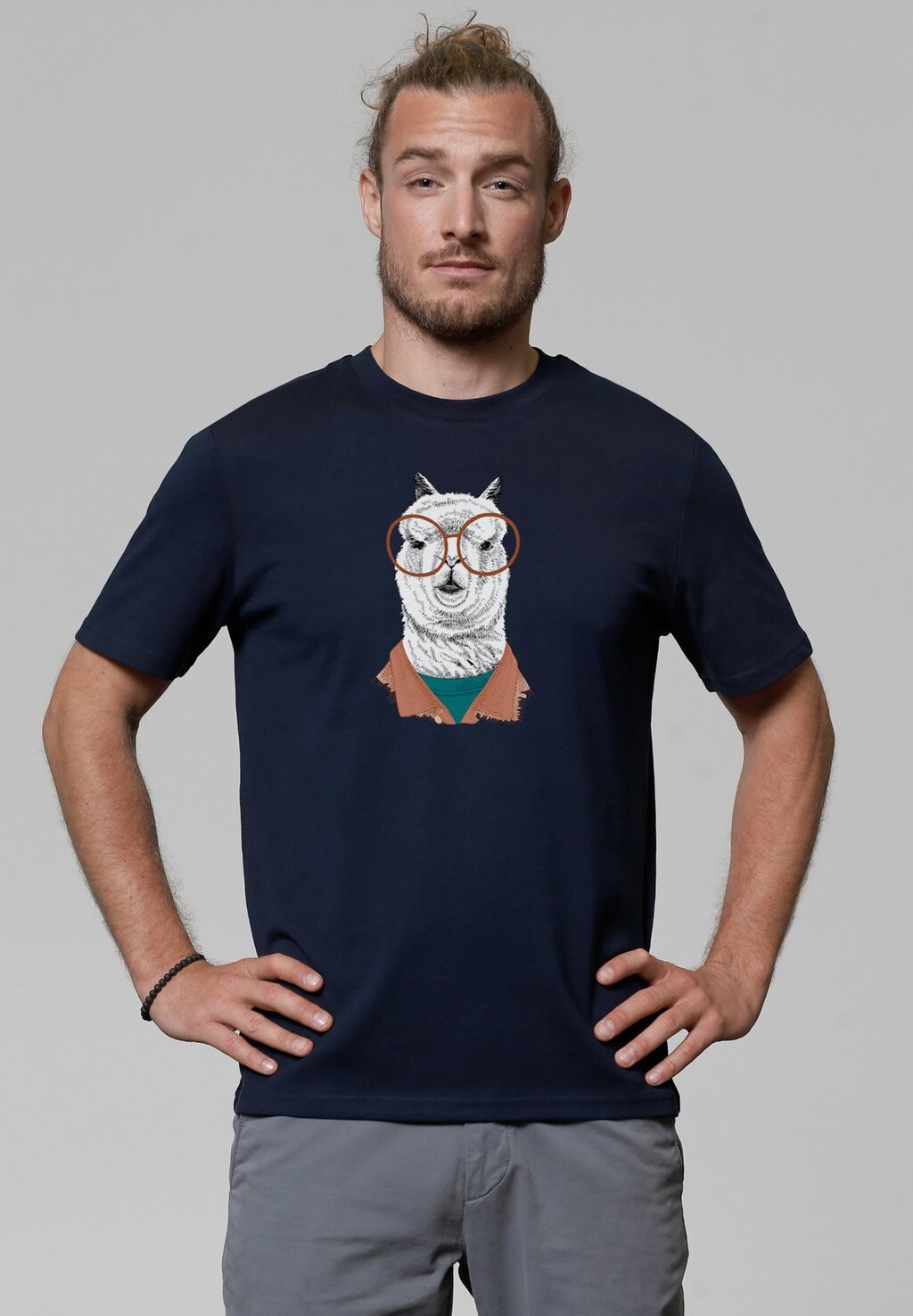 

Футболка с принтом watapparel, темно-синий