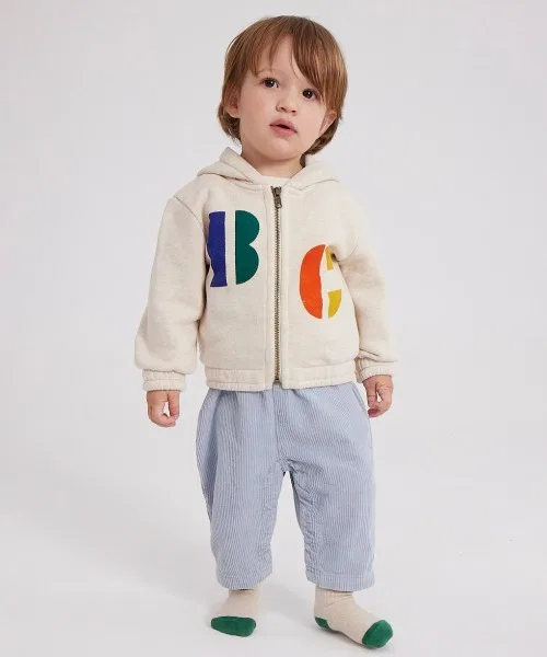 Детская кофта на молнии Bobo Choses Multicolor B.C бежевый — фото 2