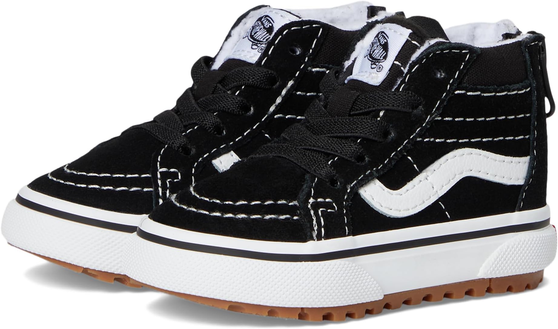 

Кроссовки Vans Kids Toddler Mte Sk8-Hi Zip, черный/белый