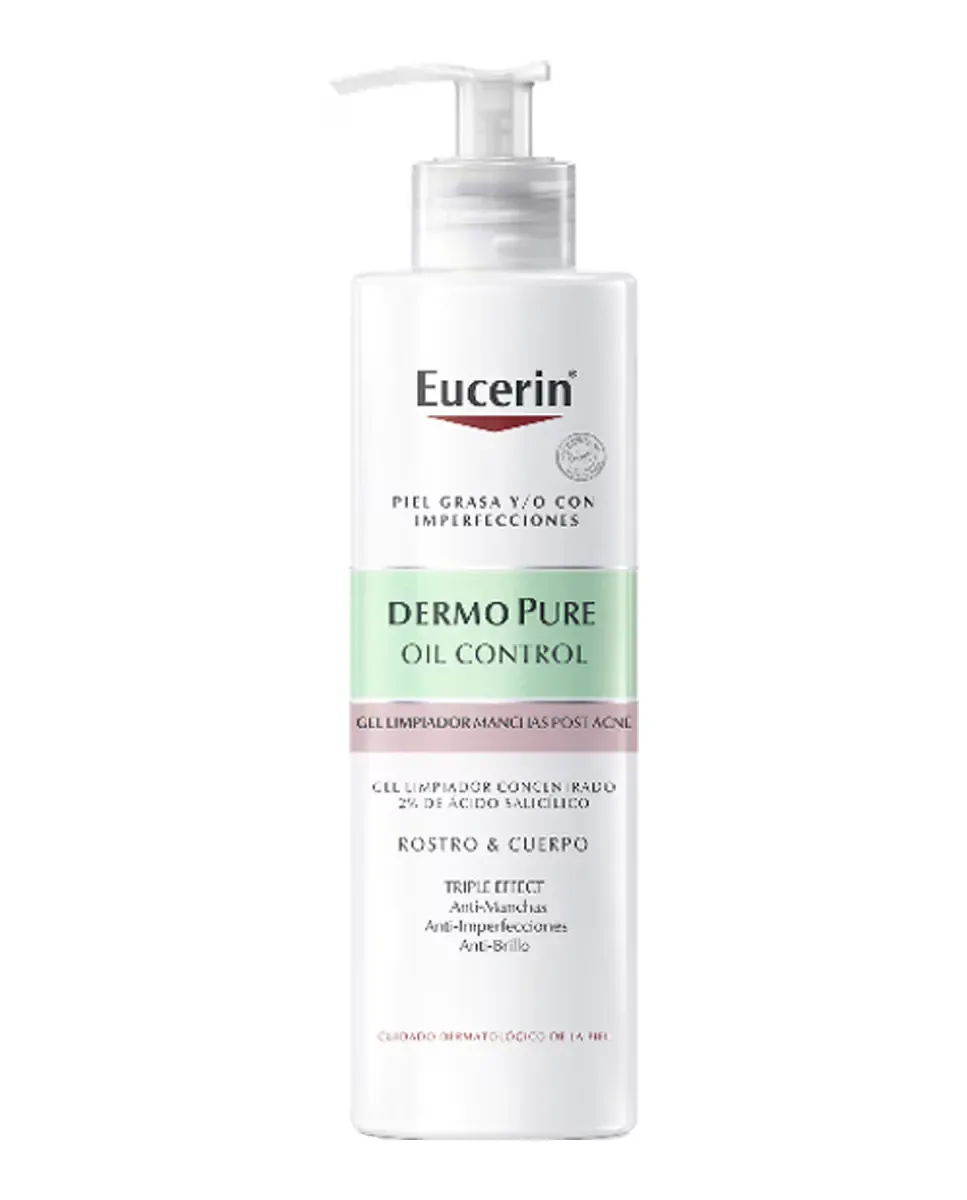 Гель для умывания Eucerin — Очищающий гель DermoPure с тройным эффектом, 400 мл