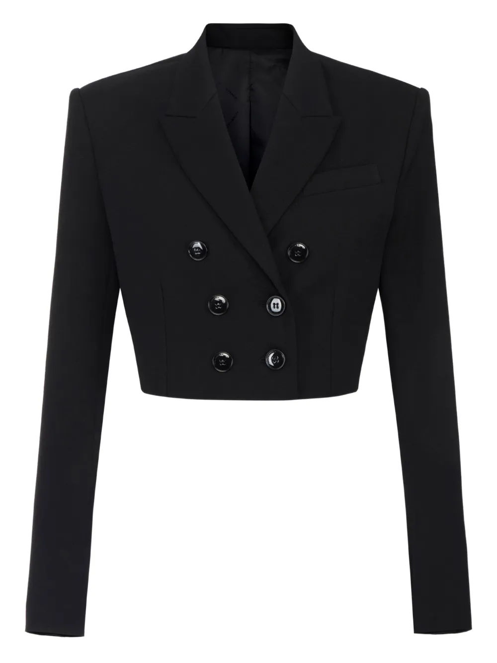 

Двубортный пиджак Elisabetta Franchi, черный