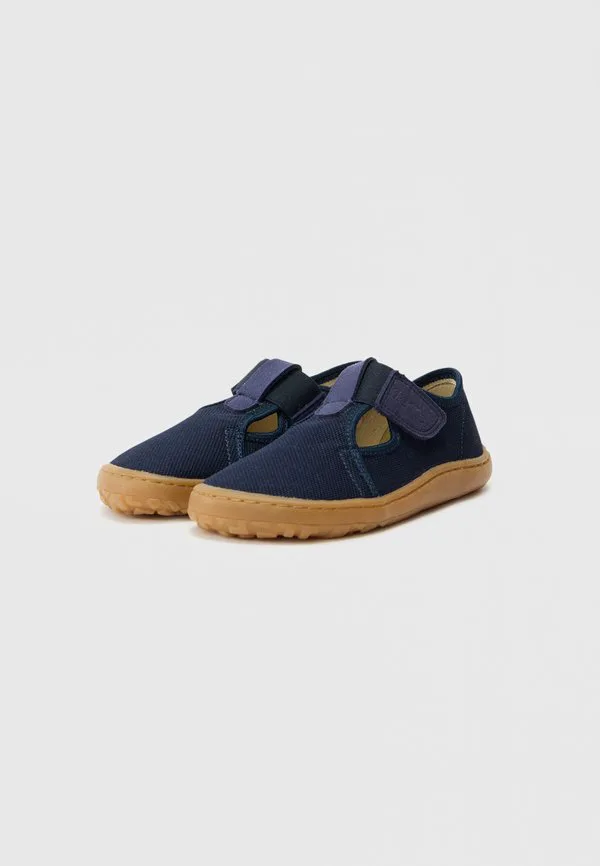 Кроссовки унисекс barefoot из парусины с т-образным ремешком Froddo, Dark Blue — фото 2