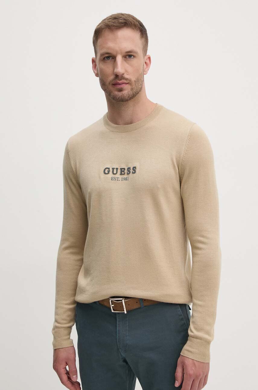 

Guess DORAN свитер из смесовой шерсти, бежевый