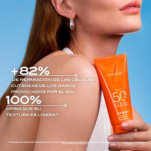 Солнцезащитный лосьон для тела LANCASTER Sun Beauty Body Milk Spf30, 100 мл — фото 4