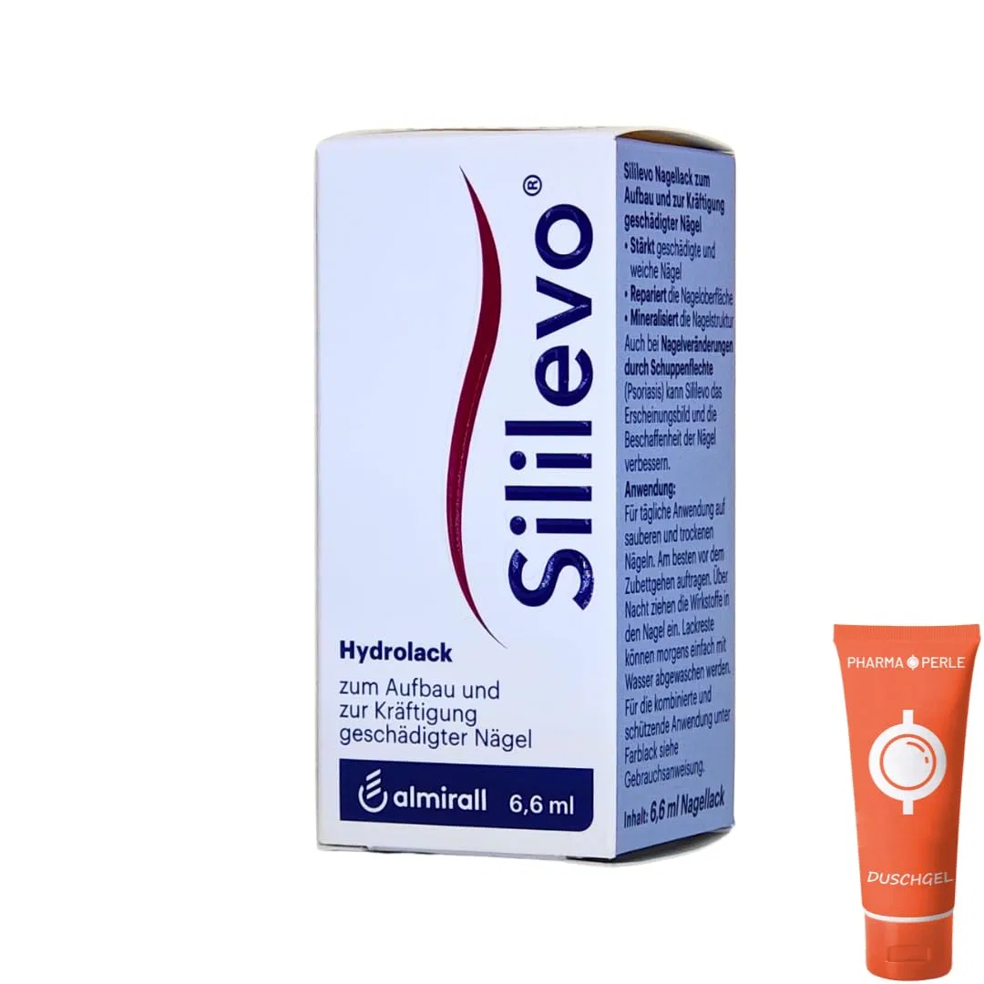 Гидролак для ногтей Sililevo Hydro Varnish Pharma Perle, 1 X 6.6 Ml
