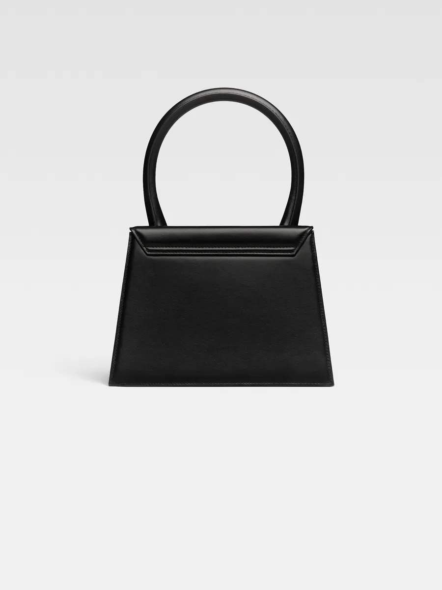 

Большая кожаная сумка Ле Гранд Чикито Jacquemus, черный