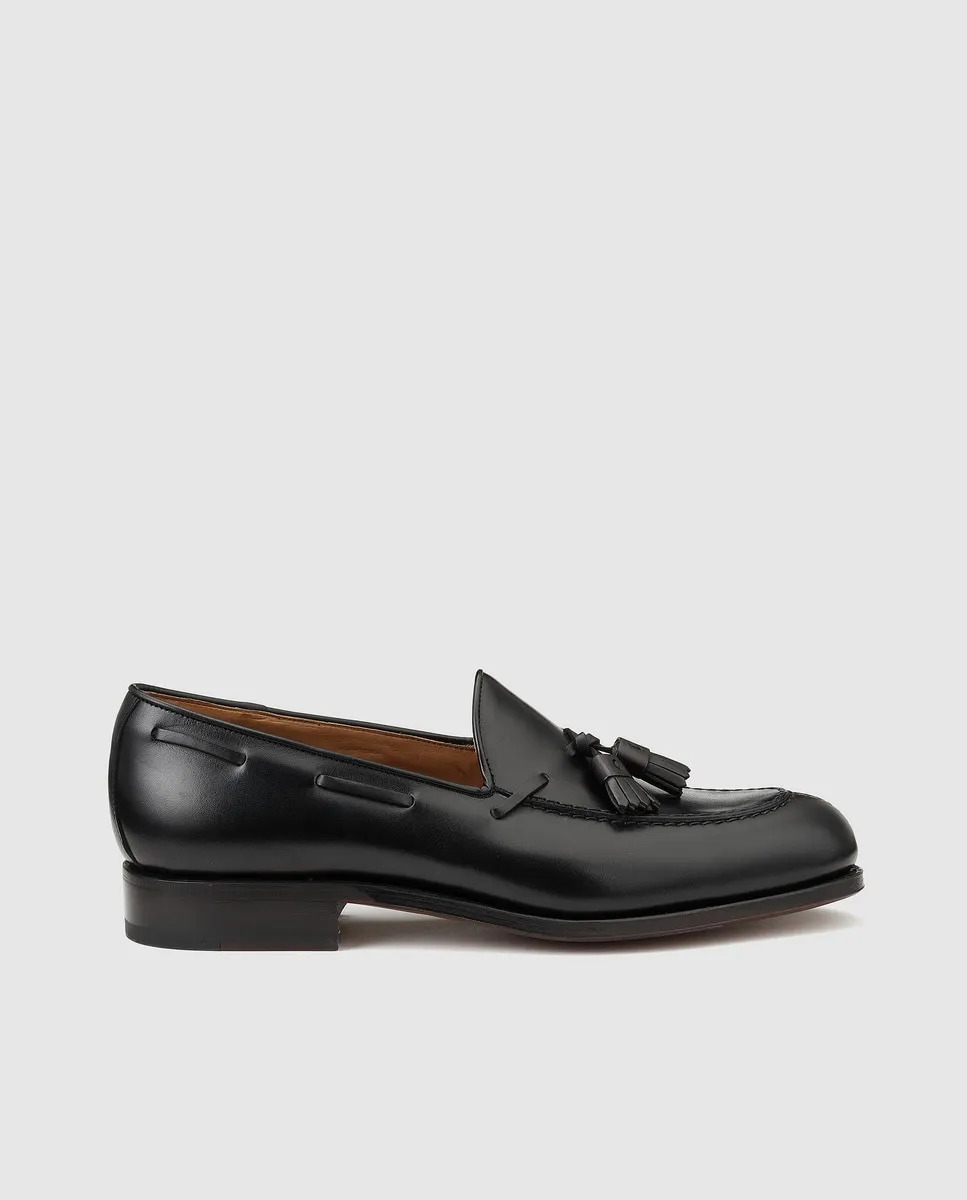 

Мужские мокасины Carmina из черной кожи Carmina Shoemaker, черный