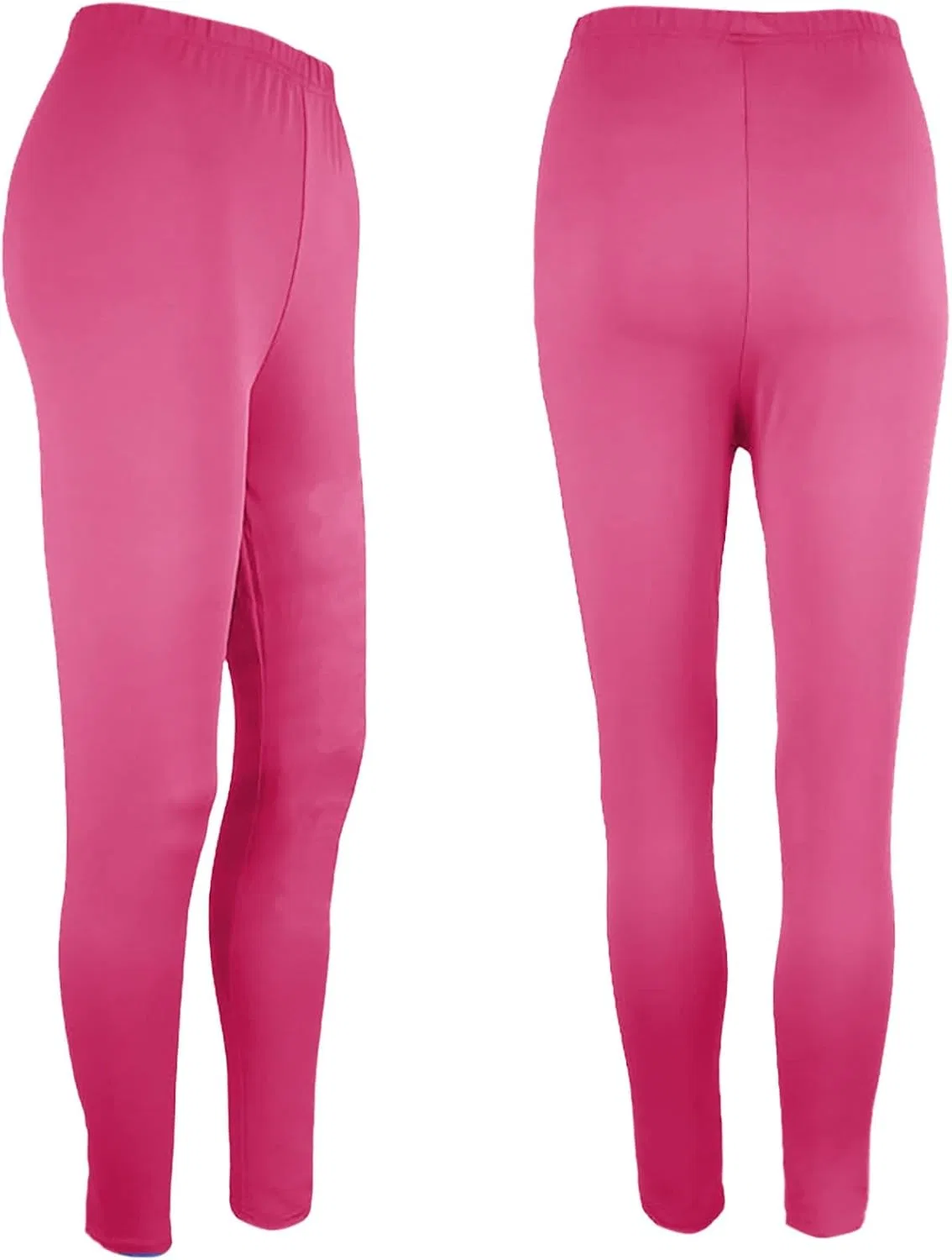 Капри-леггинсы для женщин, высокие, с карманами, 1a-hot Pink