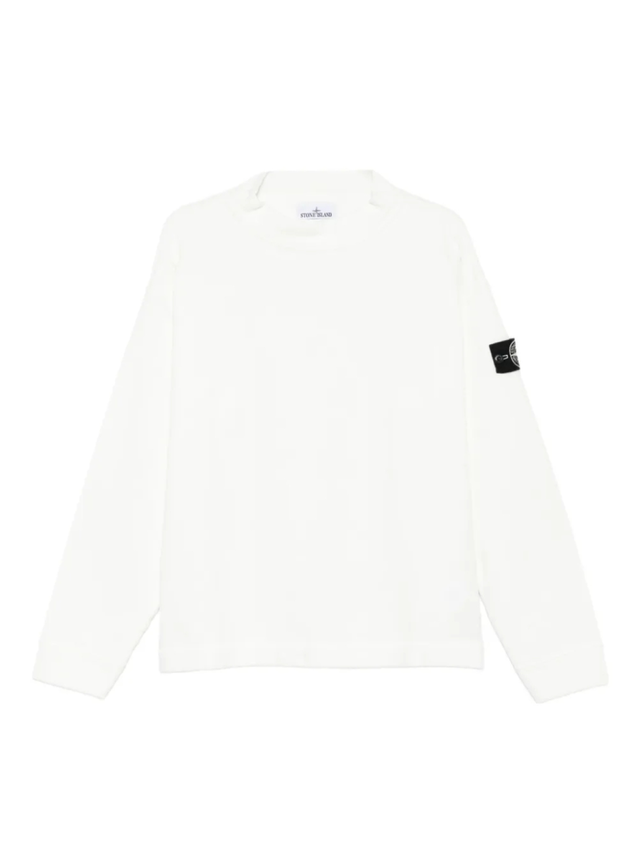 

Хлопковый свитер с эмблемой Stone Island Compass, белый