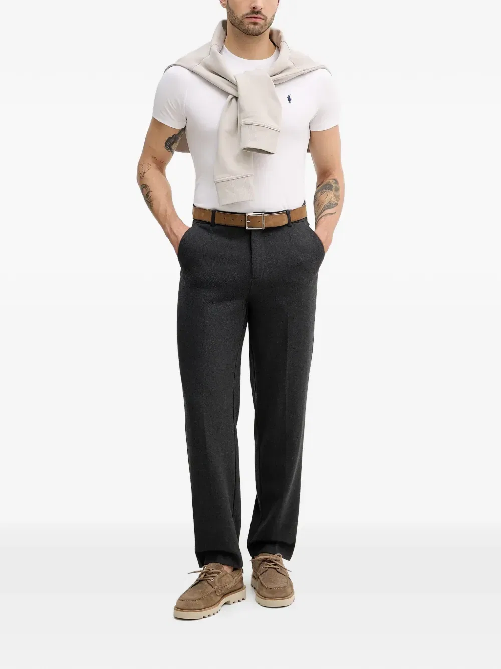 Футболки с логотипом (комплект из двух штук) Polo Ralph Lauren, синий — фото 2