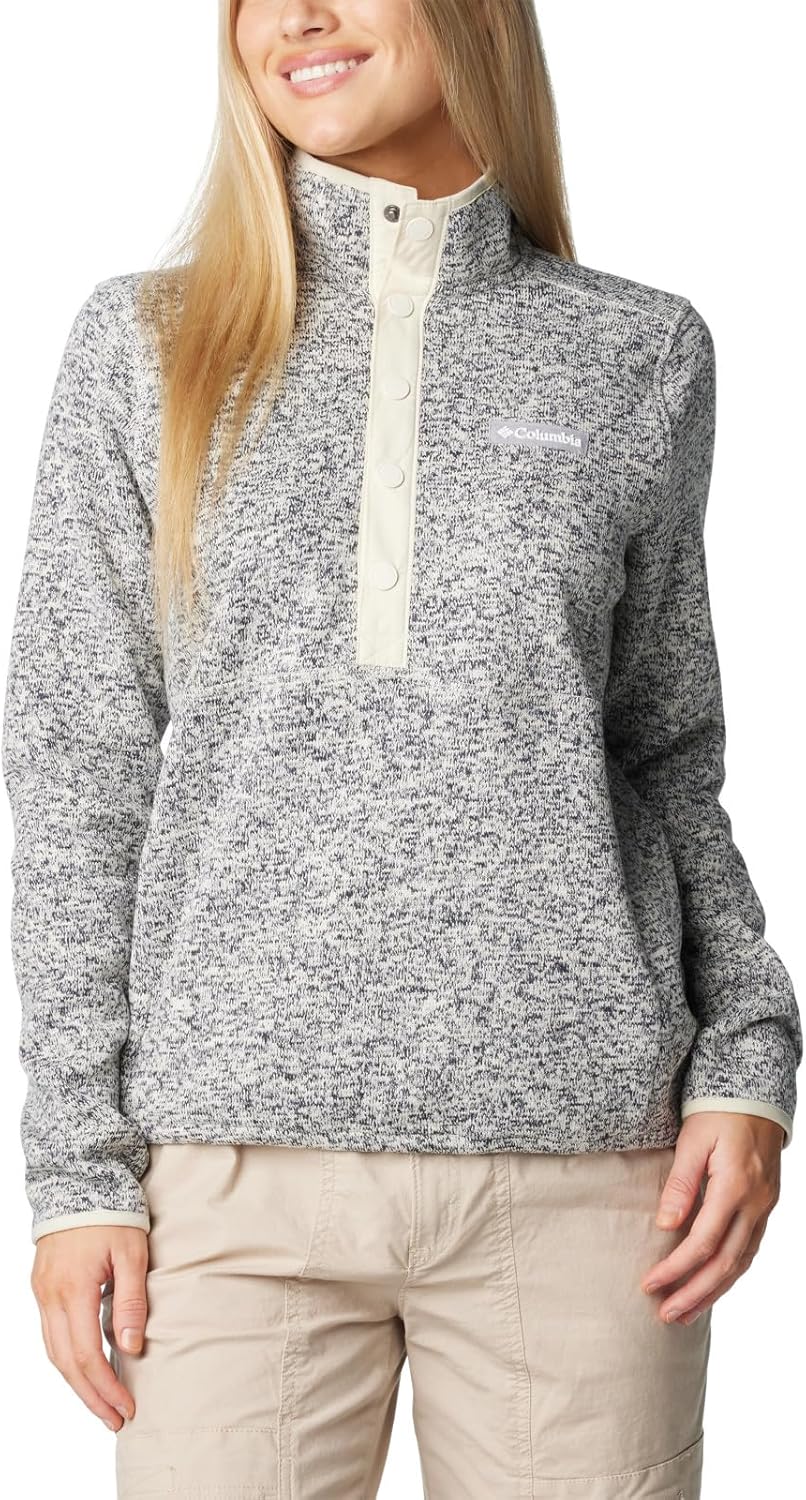 

Женский свитер Columbia Weather Half Snap, Chalk Heather