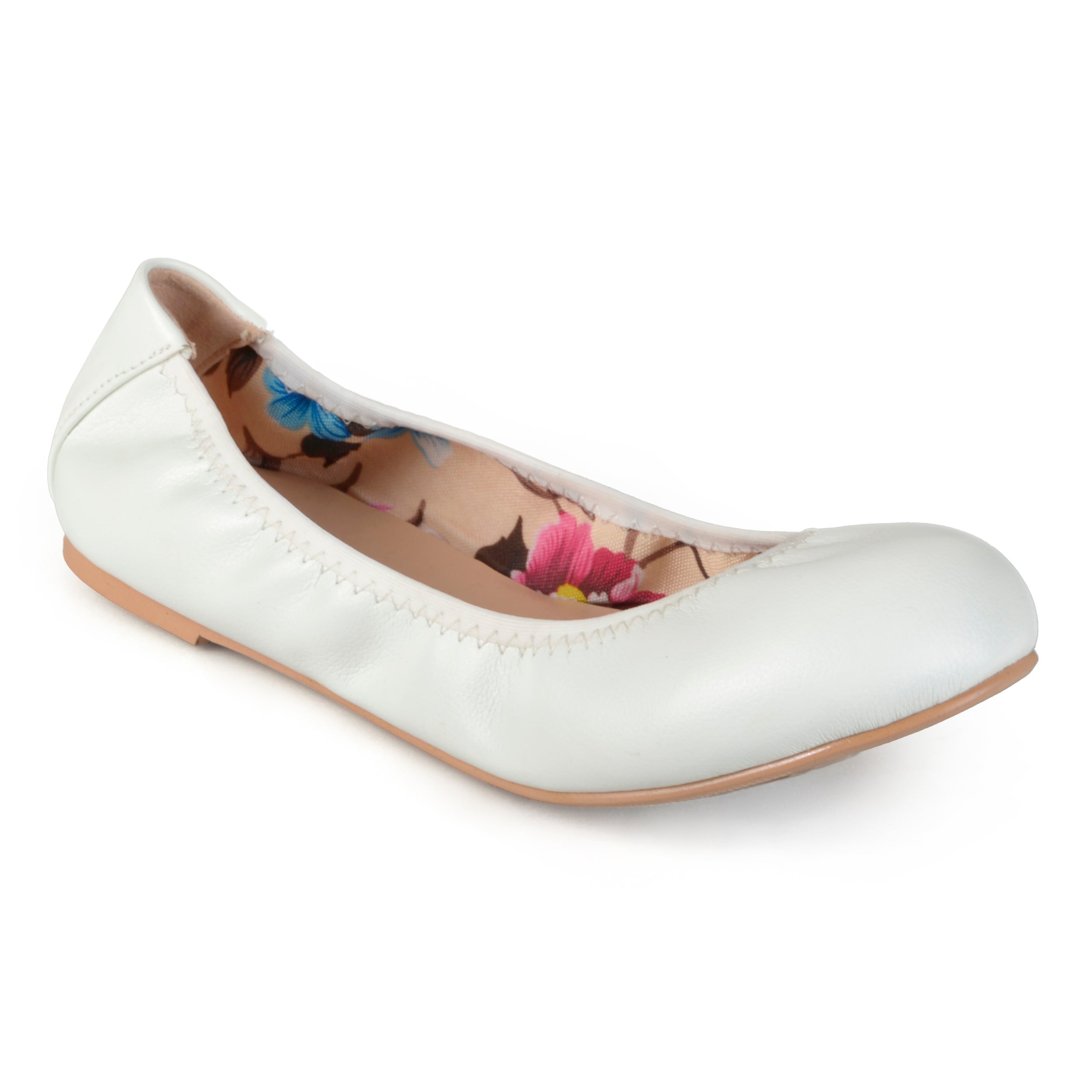 Балетки женские Journee Collection, белый