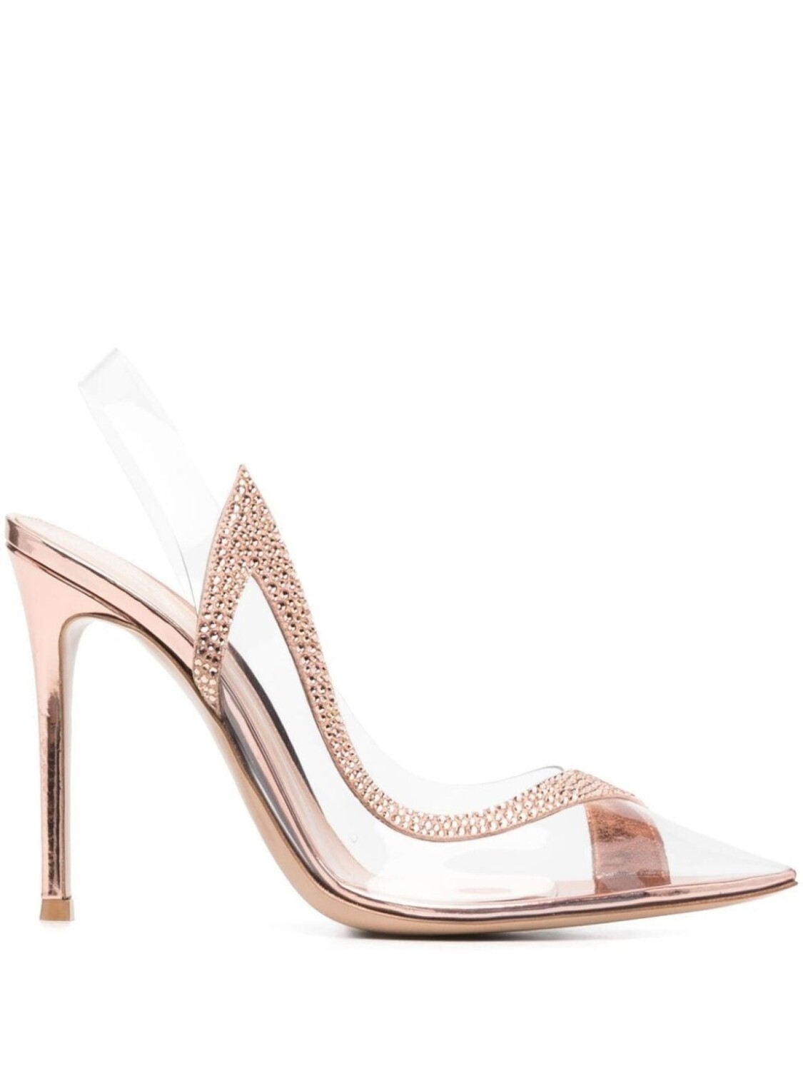 

Gianvito Rossi босоножки Hortensia на шпильке, розовый