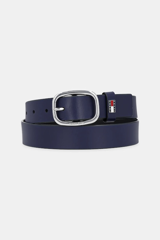 

Кожаный ремень Tommy Jeans, темно-синий