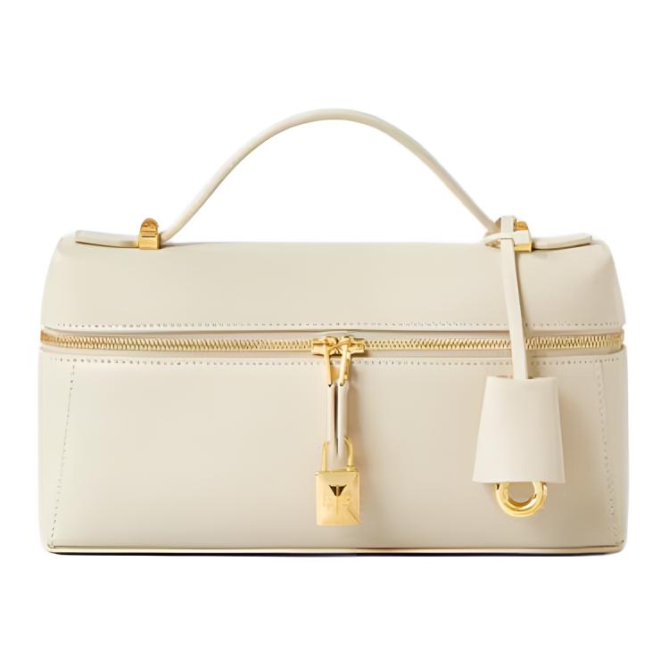 

Loro Piana Сумка через плечо Extra Bag из телячьей кожи для женщин белого цвета