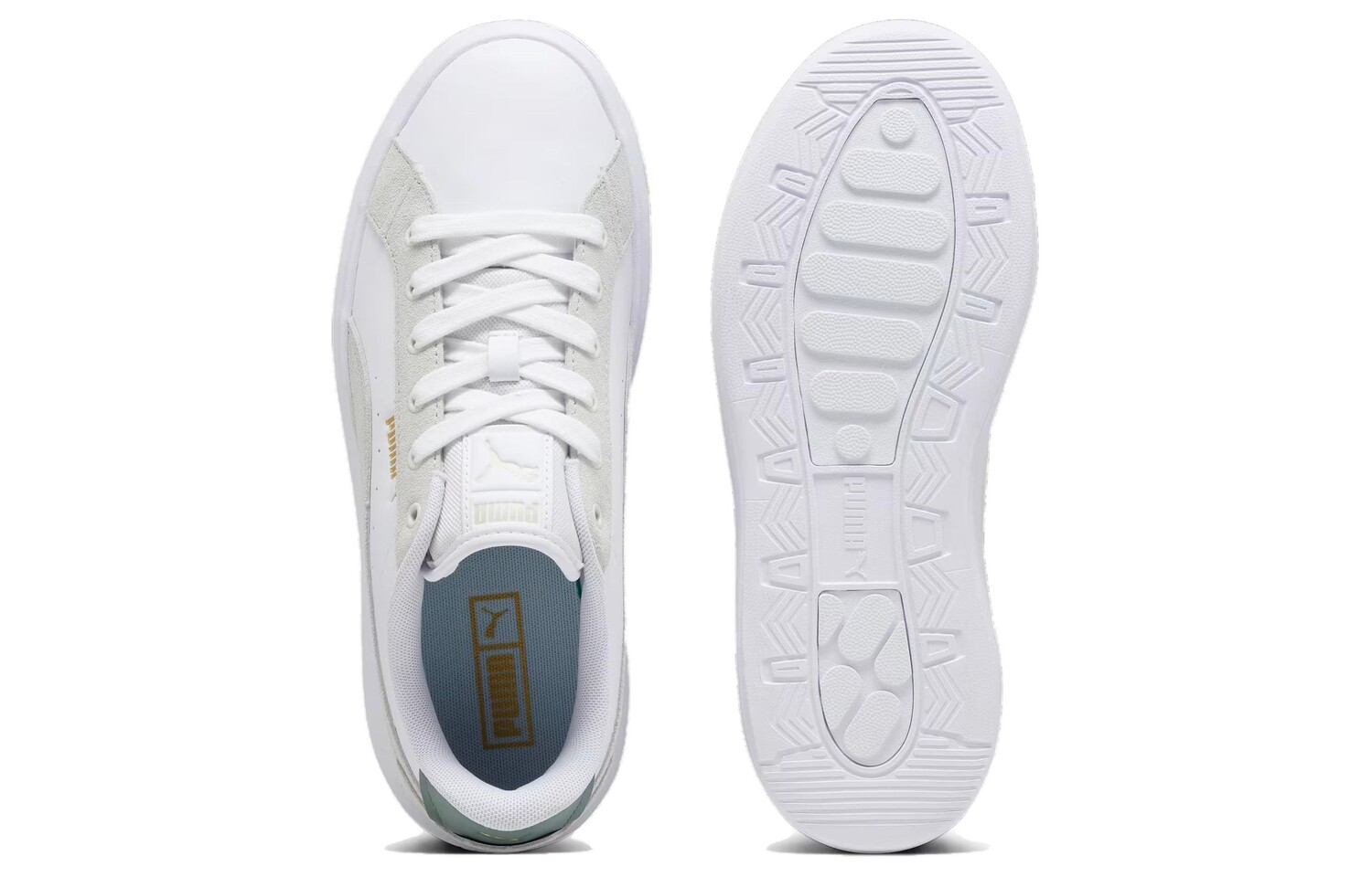 Обувь для скейтбординга Puma OSL PRO унисекс, White/Gray/Green — фото 3