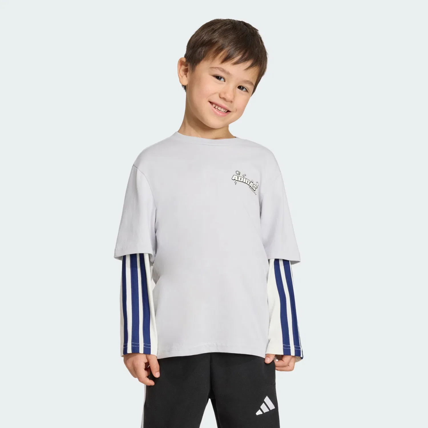 Спортивная футболка Adidas Sportswear Performance Shirt Pixar Toy Story светло-серого цвета — фото 2