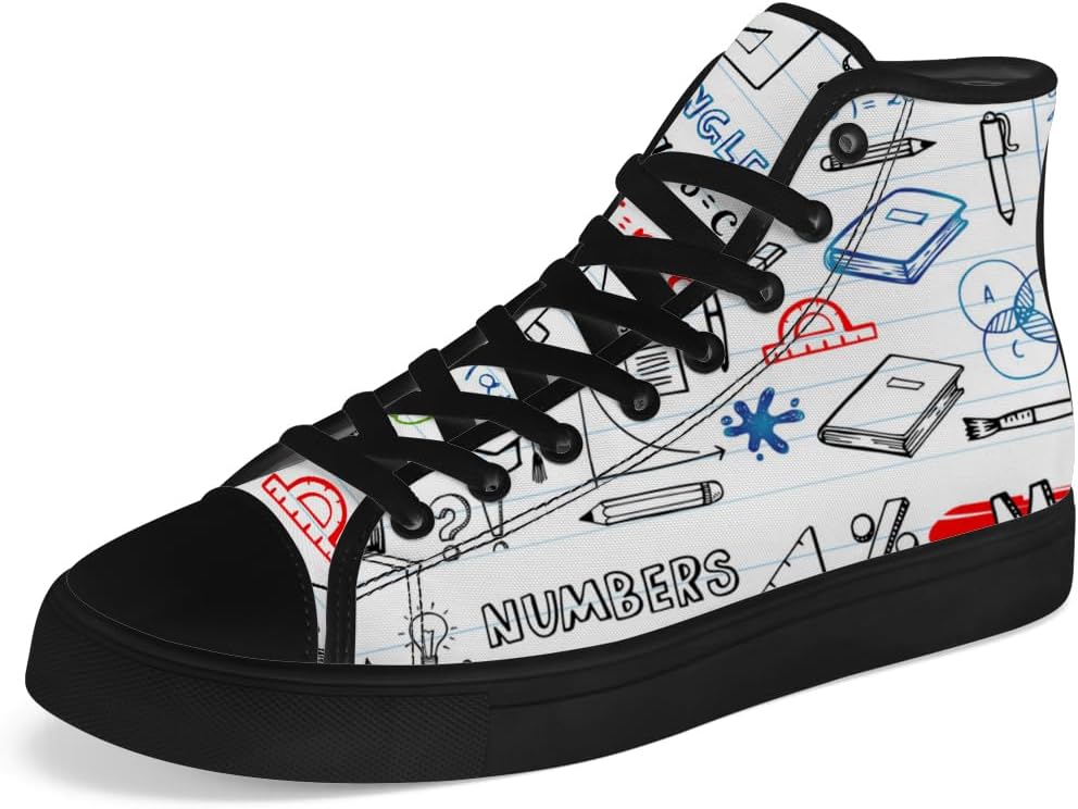 

Кеды Chebing для мужчин и женщин, высокие холщовые кроссовки, обувь для учителей, высокие кроссовки на шнуровке, повседневная обувь, красный