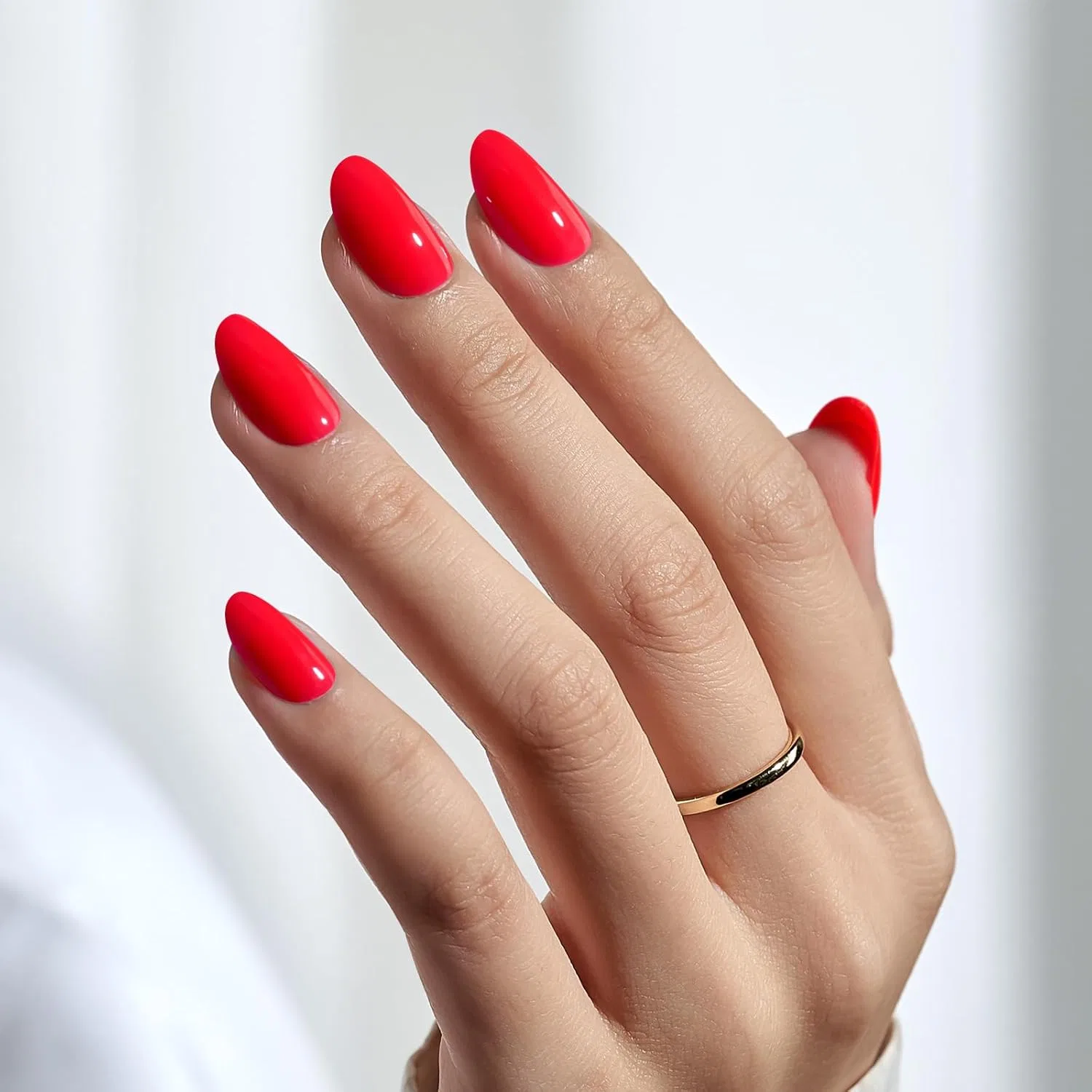 Накладные ногти BTArtbox Press On-Nails, короткие, лососево-розовые Btartbox, A-Tomato Tango — фото 3