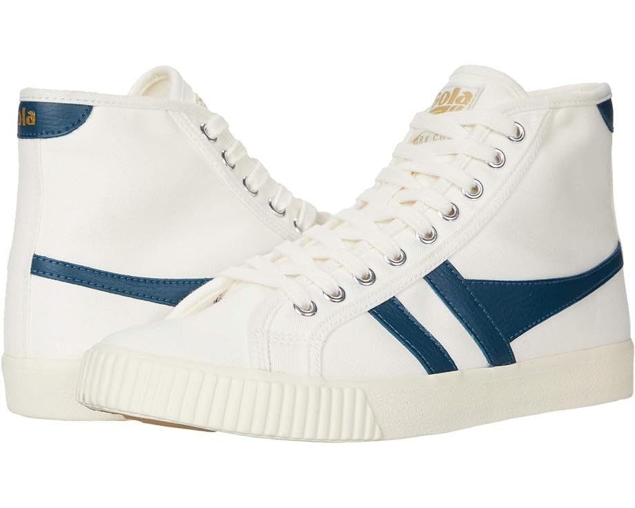 

Кроссовки Gola Tennis Mark Cox High, цвет Off-White/Vintage Blue