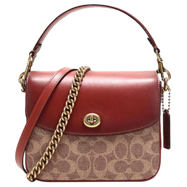 

COACH Кожаный мессенджер Кэсси из холста