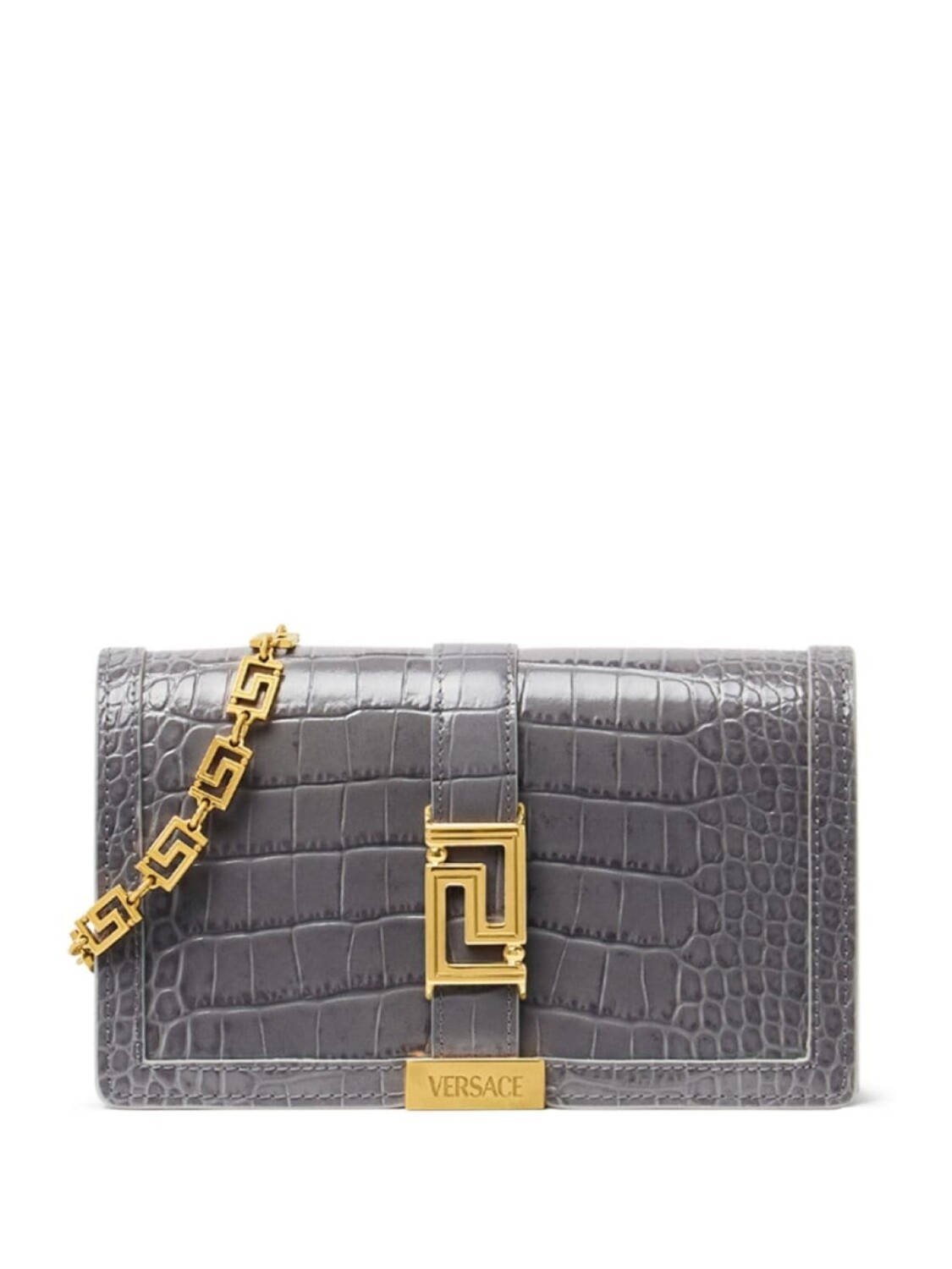 

Сумка на плечо Versace Greca Goddess, серый