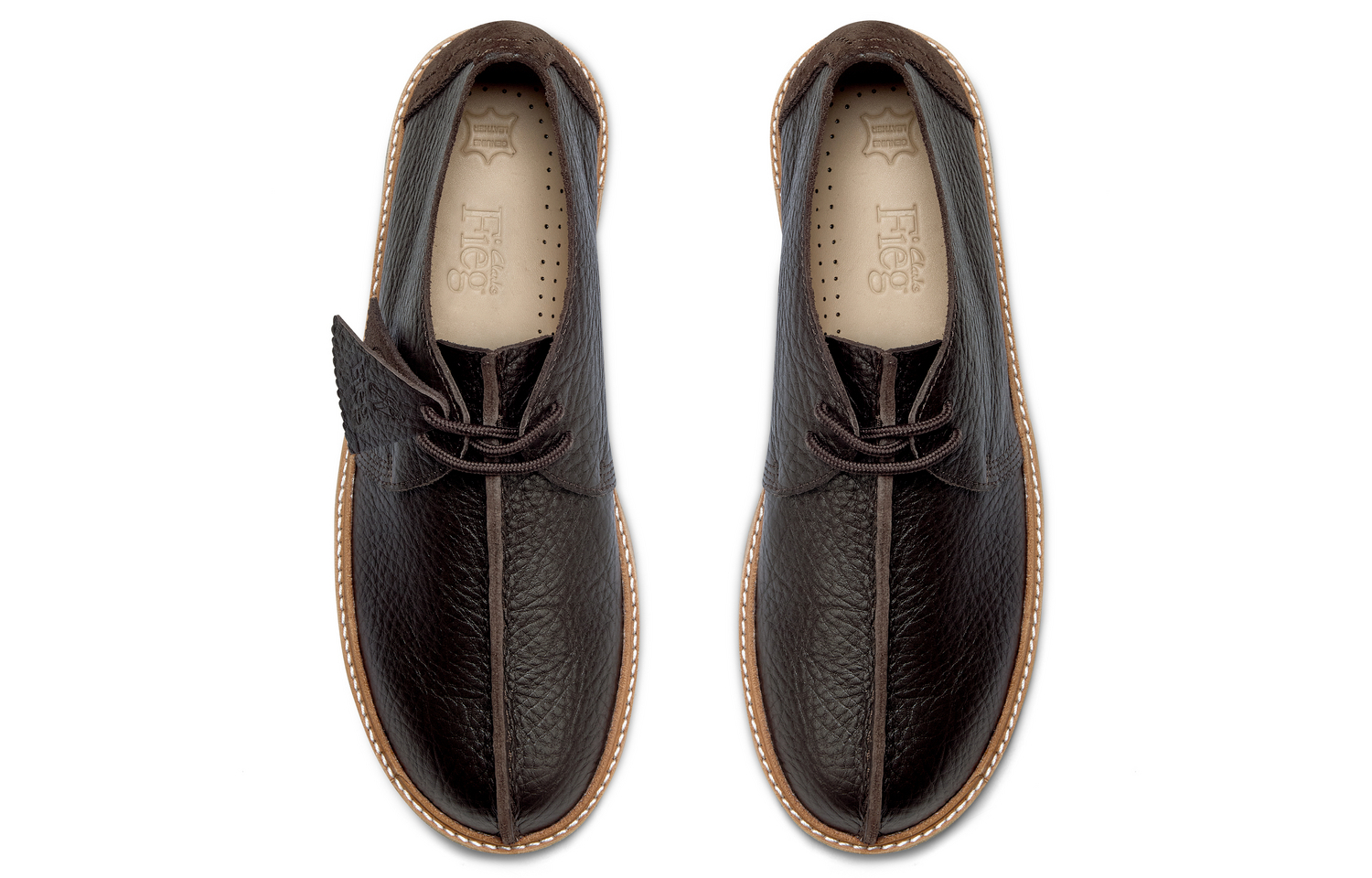 Повседневные туфли мужские кофе Clarks, Coffee 261864837 — фото 4