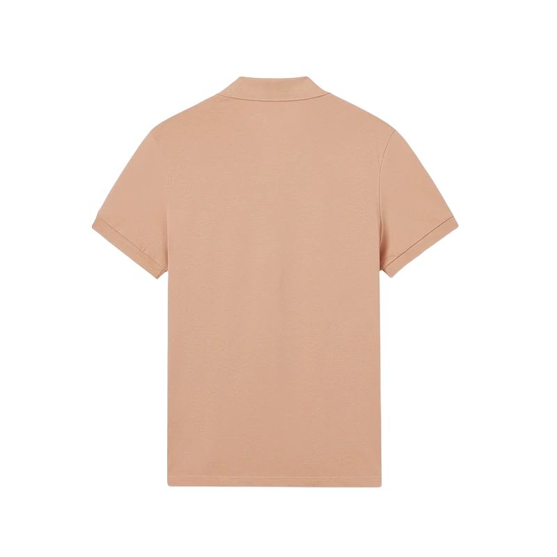 LACOSTE SS25 Поло мужская светло-коричневая — фото 3