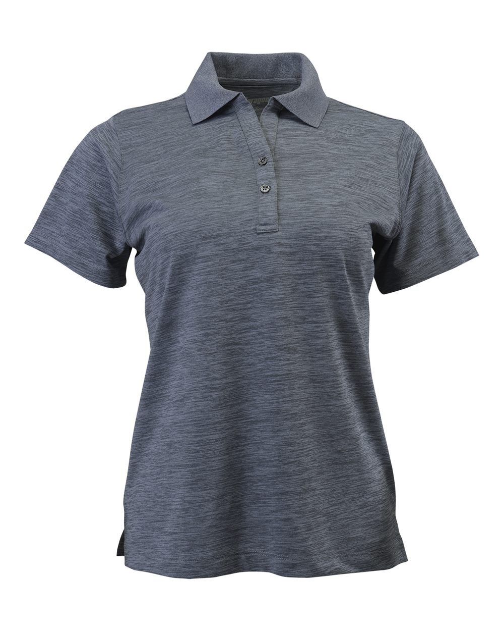 

Женское поло Dakota Stripped Heather Paragon, цвет steel grey heather