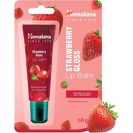

Бальзам для губ Strawberry Gloss в тюбике 10 г - красный, Himalaya