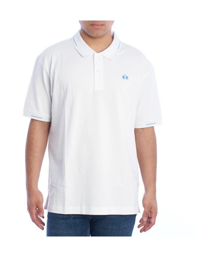 

Рубашка-Поло с коротким рукавом стандартного кроя La Martina, белый