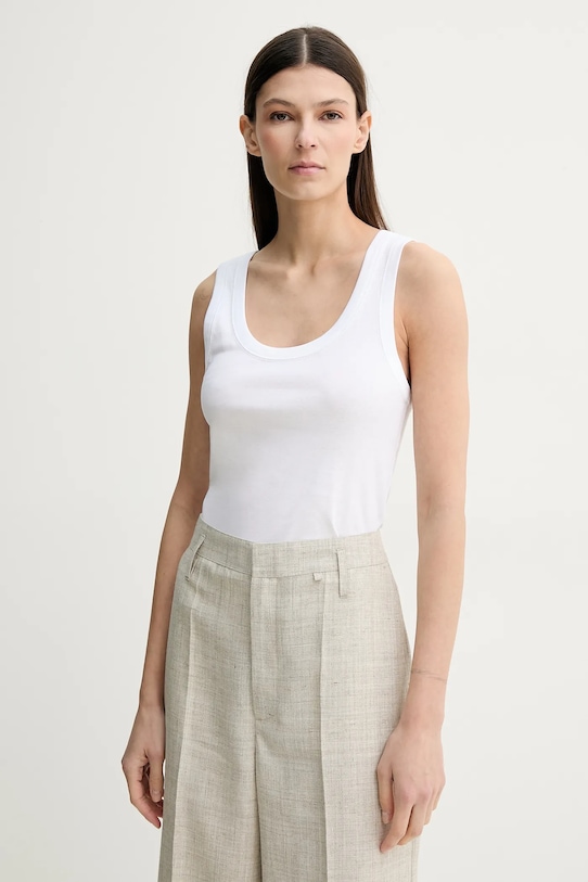 

Хлопковая майка Sandra Herskind, белый