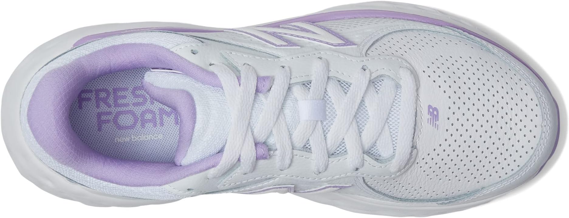 Кроссовки New Balance Fresh Foam X 840v1 Leather, White/Lilac Glo — фото 2